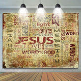 Grunge Papier Jesus Christus Foto Weihnachten Hintergrund